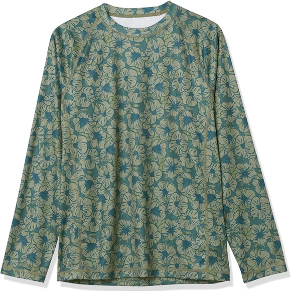 NEW| Amazon Essentials Men's Long-Sleeve Quick-Dry UPF 50 Swim Tee - Picture 3 of 7